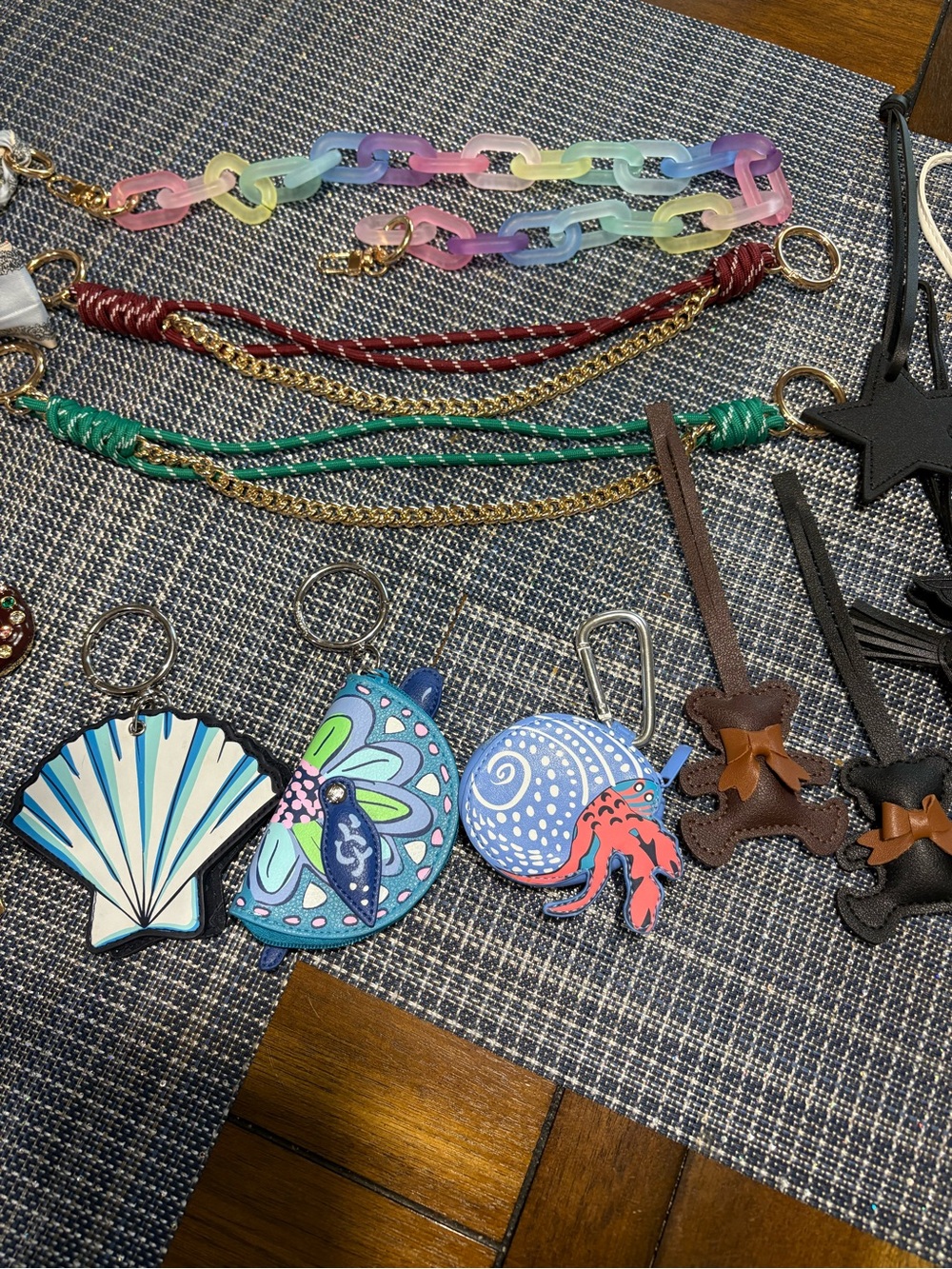 Colorful Assorted Bag Charms and Keychains - Multicolor - Picture 3 of 4